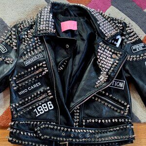 Azalea Wang Faux Leather Biker Jacket
